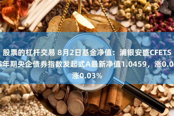 股票的杠杆交易 8月2日基金净值：浦银安盛CFETS0-5年期央企债券指数发起式A最新净值1.0459，涨0.03%