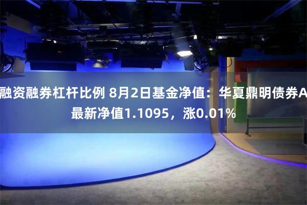 融资融券杠杆比例 8月2日基金净值：华夏鼎明债券A最新净值1.1095，涨0.01%