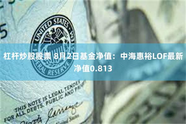 杠杆炒股股票 8月2日基金净值：中海惠裕LOF最新净值0.813