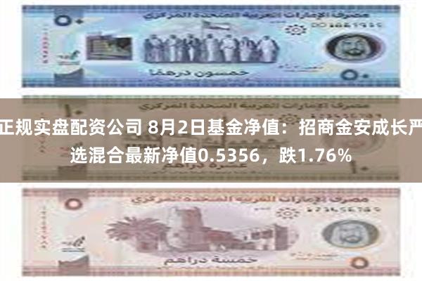 正规实盘配资公司 8月2日基金净值：招商金安成长严选混合最新净值0.5356，跌1.76%