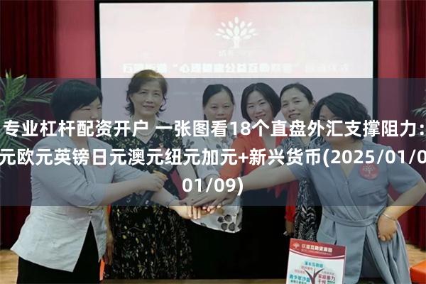 专业杠杆配资开户 一张图看18个直盘外汇支撑阻力：美元欧元英镑日元澳元纽元加元+新兴货币(2025/01/09)